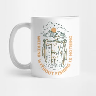 Weekend Fishing Mug